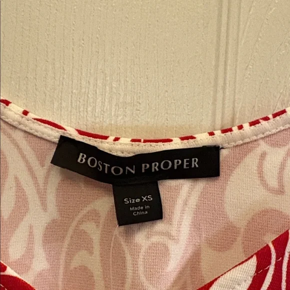 Boston Proper tank top Blouson Beyond Travel NWT XS Picnic Paisley - Picture 4 of 12